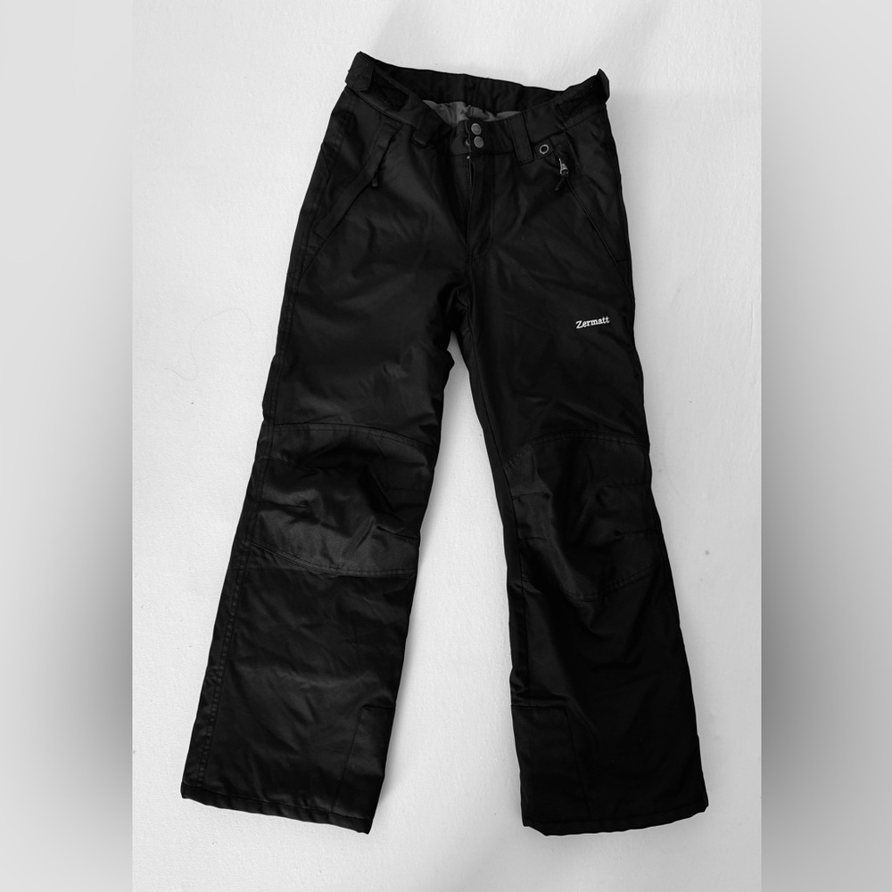 Zermatt Youth Insulated Ski Pants Black Size XL